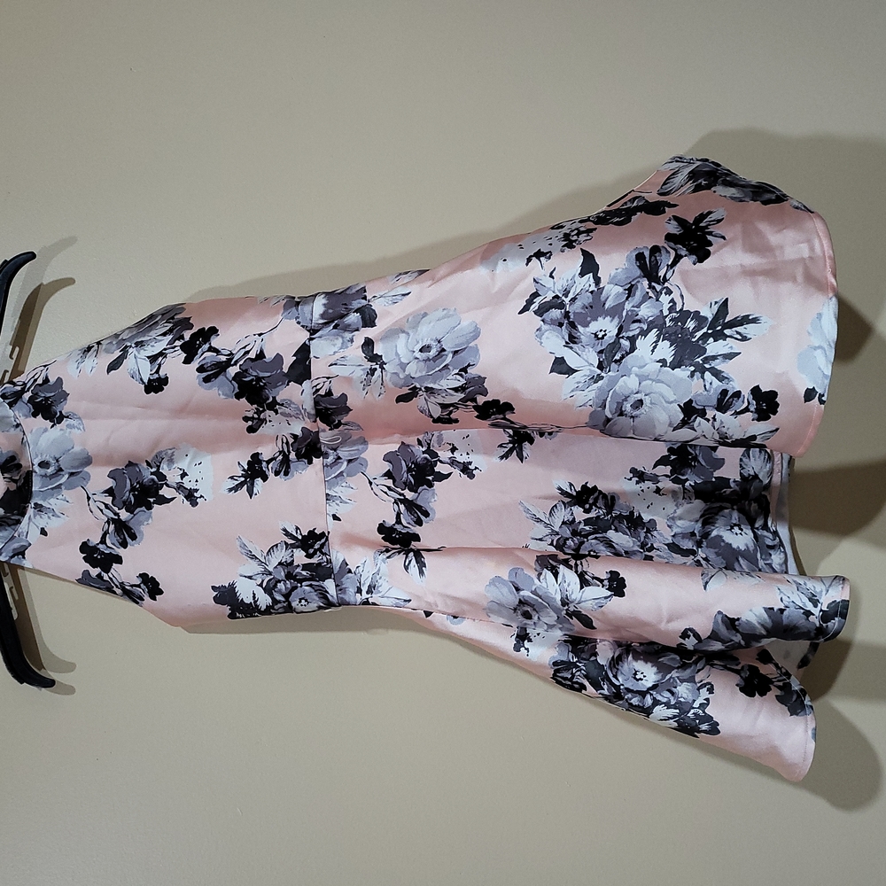 Zunie formal floral dress size 12
